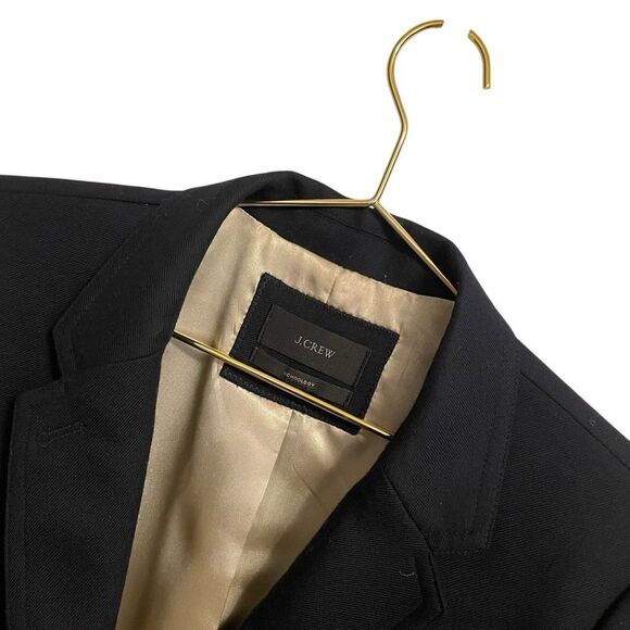 J. Crew Classic Schoolboy Navy Blue Blazer Gold Buttons Wool Size 10 - Picture 3 of 8